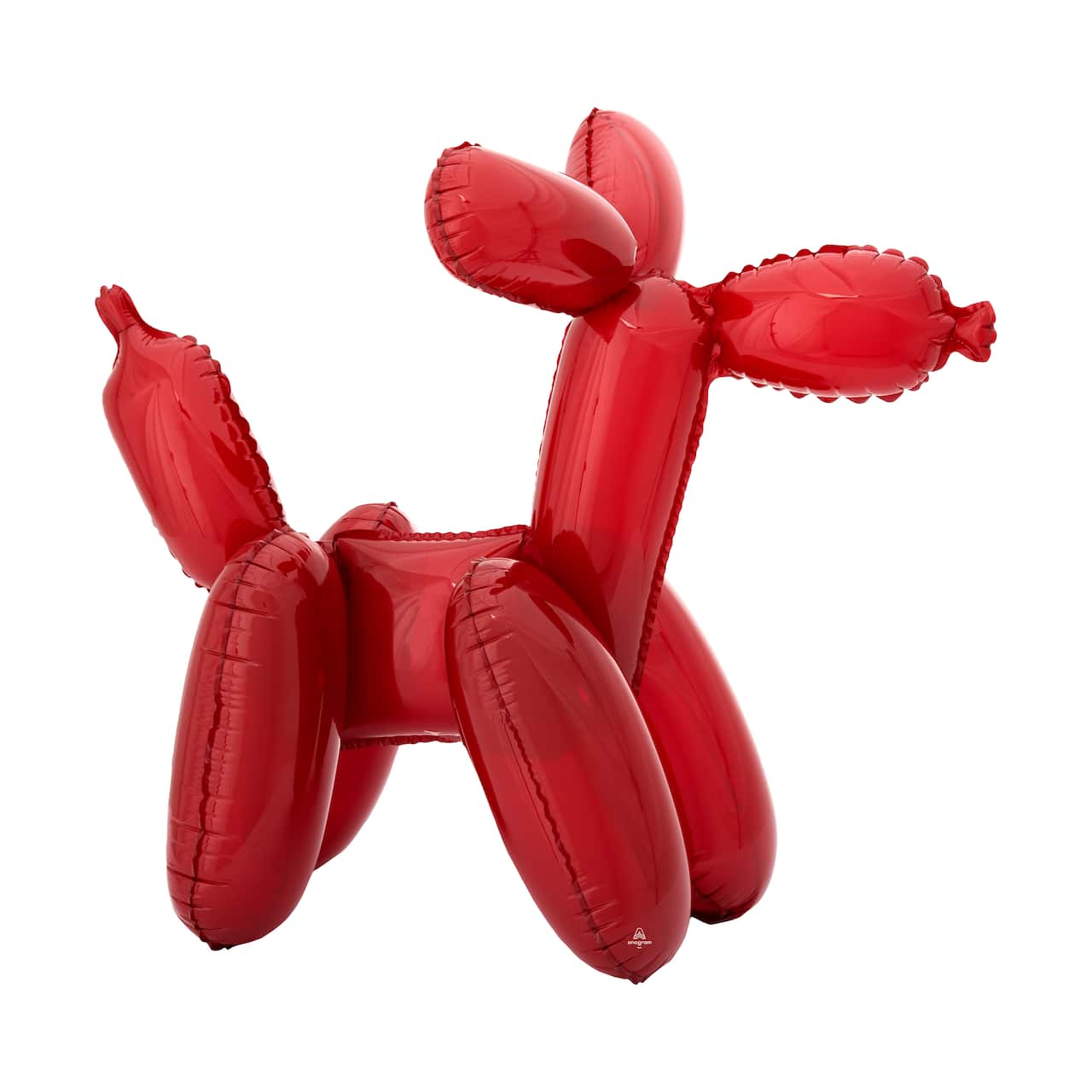 19" Red Balloon Dog Foil Balloon
